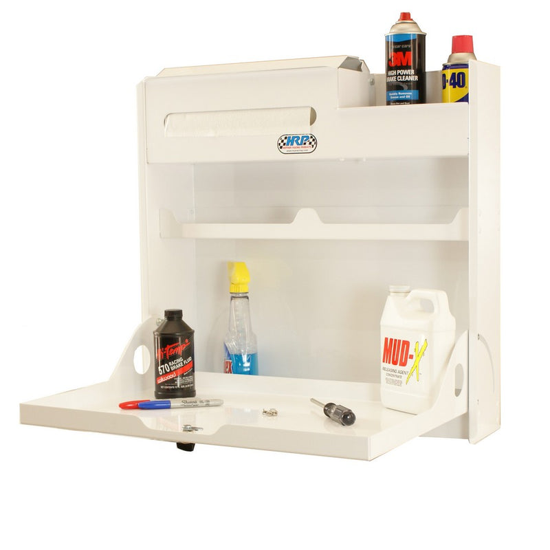 Wall Mount Work Station, 23.00" x 23.00", White Powder Coat