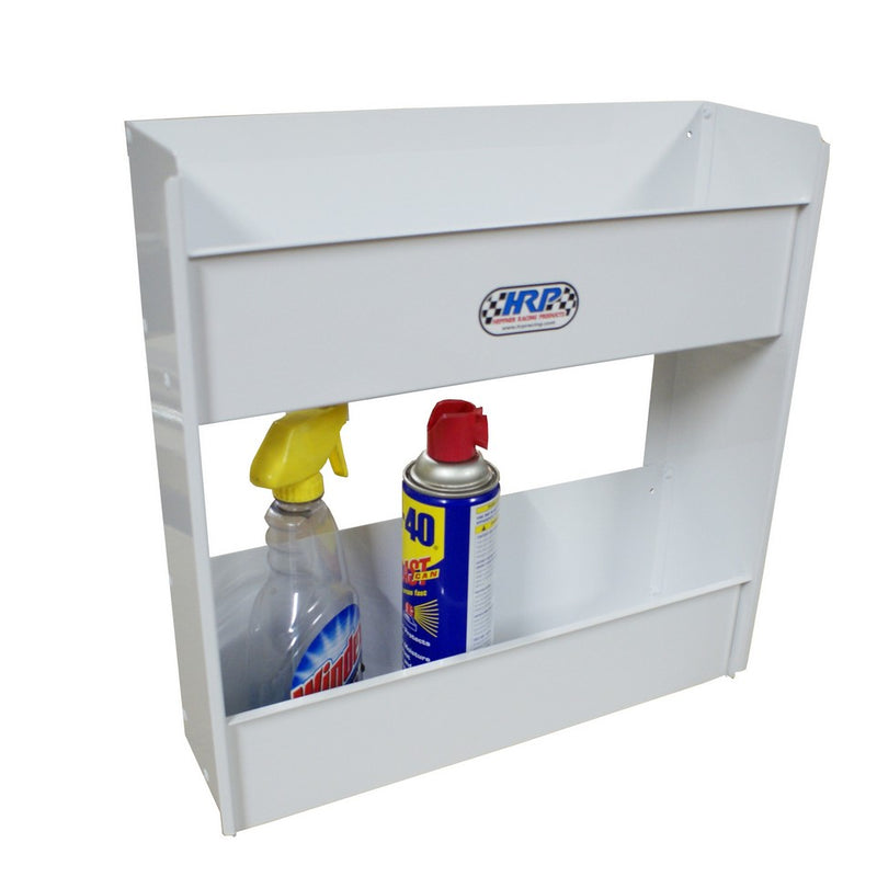 Wall Mount Lubricant Storage Tray, Small, White Powder Coat