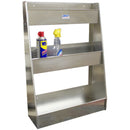 Wall Mount Lubricant Storage Tray, Large, White Powder Coat