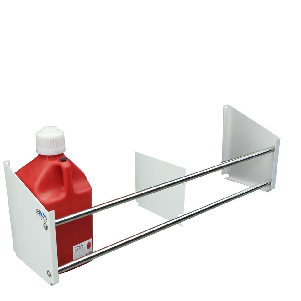Jug Rack, Floor Mount, 4 Place, White - Kart Stands - KartStore-USA
