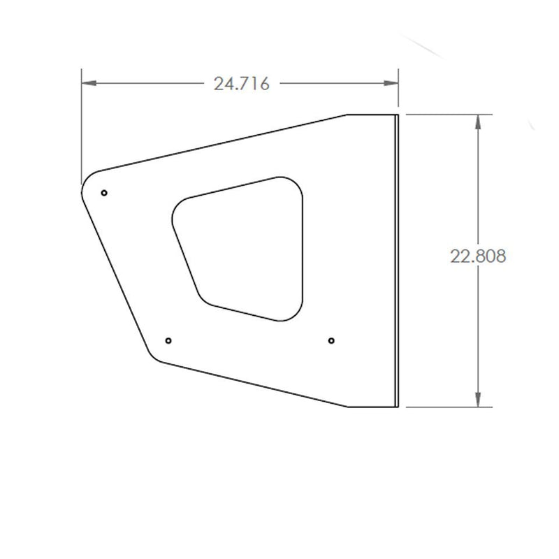 Tire Rack for Small Tires, 48" Long