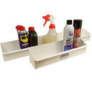 Oil Bottle and Aerosol Can Tray, 32.00" x 3.25", White