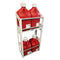 Jug Rack, Two Level, 4 Place, White