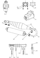 315. Bare engine clamp Shifter/RVZ - $217.63 - Vortex - Rok Shifter Exhaust / Engine mount - KartStore-USA