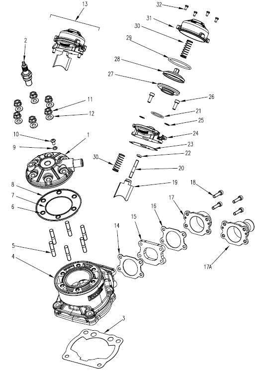 29. Sealing Spring 134-3.0-0.65 - $1.88 - Vortex - RokGP Top End - KartStore-USA