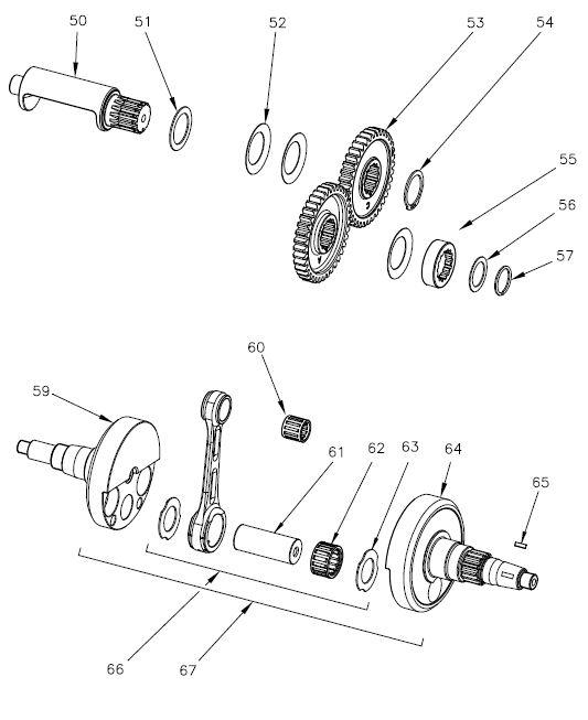 54. Seeger x crankshaft d.25 - $2.69 - Vortex - RokGP Crankshaft Parts - KartStore-USA