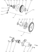 161. Complete clutch rotor with pin - $121.44 - Vortex - RokGP Clutch & Starter Parts - KartStore-USA