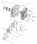 21. Assembled Crankcase - $677.25 - Vortex - Rok VLR Crankcase/Intake - KartStore-USA