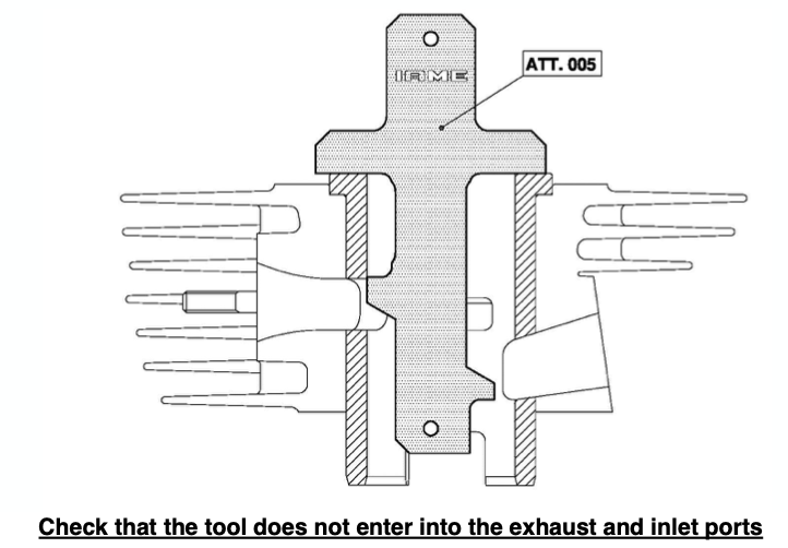 ATT-005 IAME Swift "NO GO" Gauge for Exhaust & Intake Port Height - $54.35 - IAME - Engines & Parts - KartStore-USA