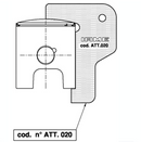 ATT-020 IAME Swift Piston Dome Shape & Height Template - $40.03 - IAME - Engines & Parts - KartStore-USA